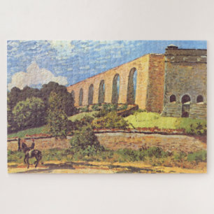 Alfred Sisley The Aqueduct of Marly Jigsaw Puzzle