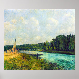 Alfred Sisley - The banks of the Oise Poster