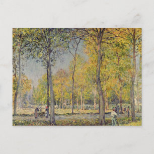 Alfred Sisley The Bois de Boulogne Postcard