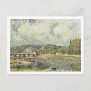 Alfred Sisley The Bridge at Sevres Postcard