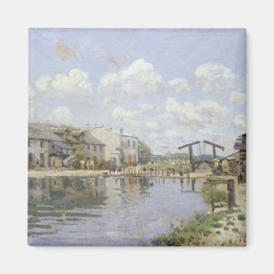 Alfred Sisley The Canal Saint-Martin, Paris Magnet