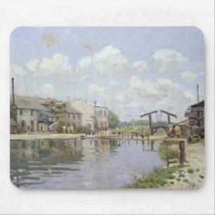 Alfred Sisley   The Canal Saint-Martin, Paris Mouse Pad