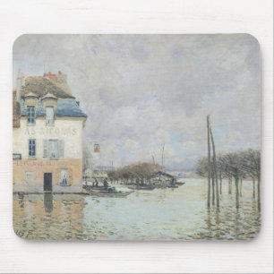 Alfred Sisley The Flood at Port-Marly Mouse Pad