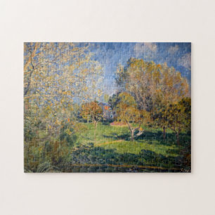Alfred Sisley - The Garden of Hoschede, Montgeron Jigsaw Puzzle