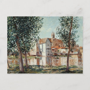 Alfred Sisley The Loing at Moret Postcard