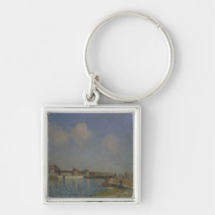 Alfred Sisley   The Loing at Saint-Mammes Key Ring