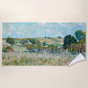 Alfred Sisley - The Meadow Beach Towel