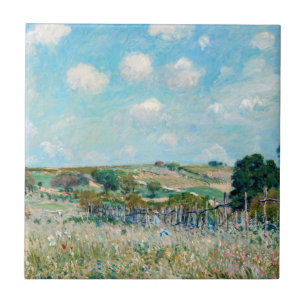 Alfred Sisley - The Meadow Ceramic Tile