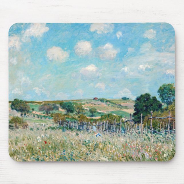 Alfred Sisley - The Meadow Mouse Pad (Front)