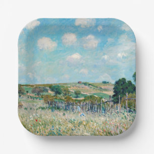 Alfred Sisley - The Meadow Paper Plate