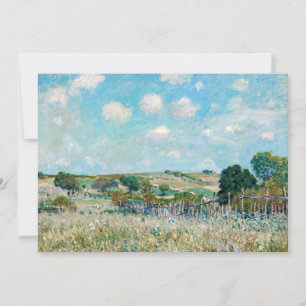 Alfred Sisley - The Meadow Thank You Card