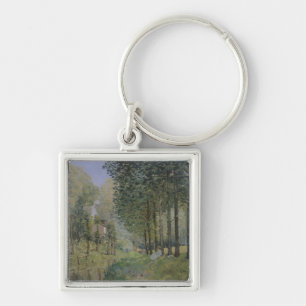 Alfred Sisley The Rest by the Stream Key Ring