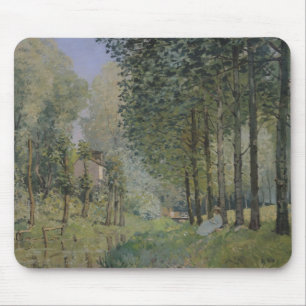 Alfred Sisley The Rest by the Stream Mouse Pad