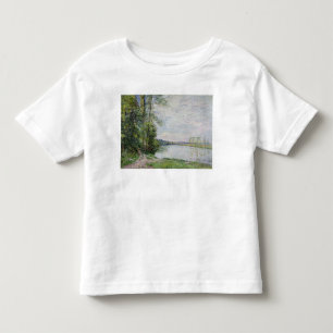 Alfred Sisley The Riverside Road from Veneux Toddler T-Shirt