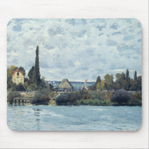 Alfred Sisley   The Seine at Bougival Mouse Pad