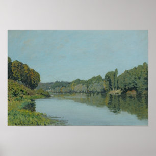 Alfred Sisley The Seine at Bougival Poster