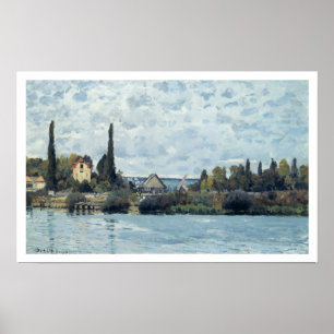 Alfred Sisley   The Seine at Bougival Poster