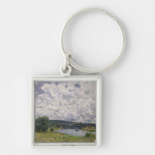 Alfred Sisley   The Seine at Suresnes Key Ring