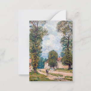Alfred Sisley - The Versailles Road Card