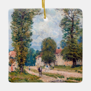 Alfred Sisley - The Versailles Road Ceramic Ornament