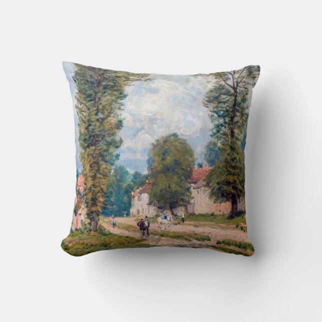 Alfred Sisley - The Versailles Road Cushion (Front)
