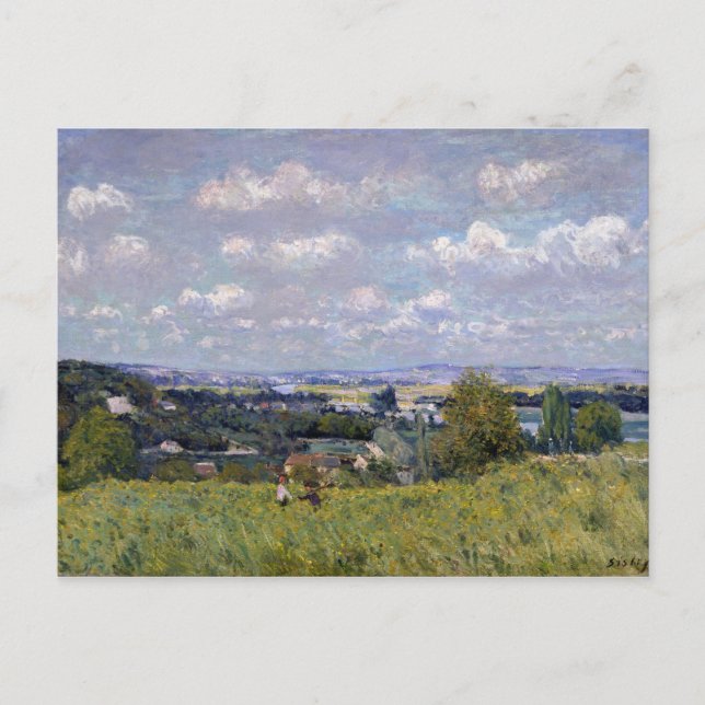 Alfred Sisley | Valley of the Seine at St-Cloud Postcard (Front)