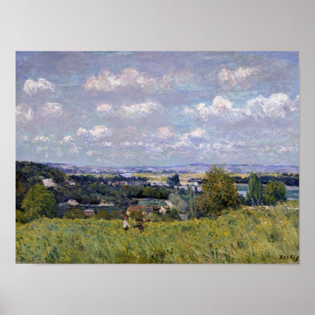 Alfred Sisley | Valley of the Seine at St-Cloud Poster (Front)