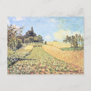 Alfred Sisley   Wheat Field Postcard