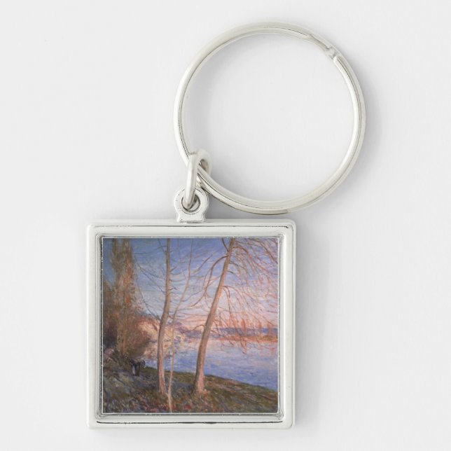 Alfred Sisley | Winter Morning Key Ring (Front)