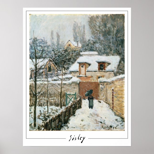 Alfred Sisley Zedign Art Poster #1 (Front)