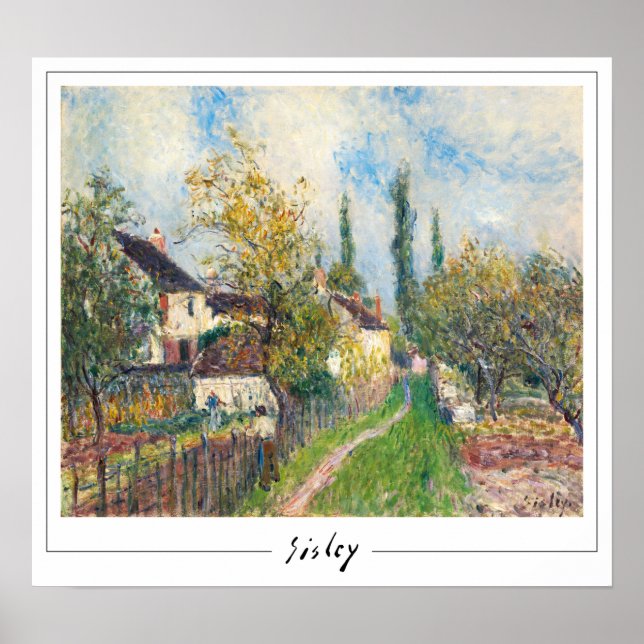 Alfred Sisley Zedign Art Poster #15 (Front)