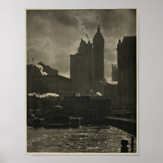 Alfred Stieglitz New York City of Ambitions Photo Poster (Front)