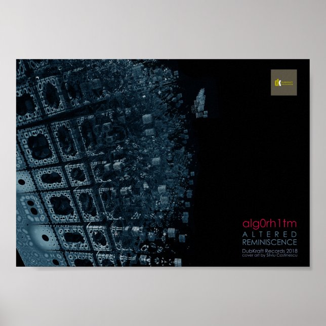 Alg0rh1tm - Altered Reminiscence Album Art Poster (Front)