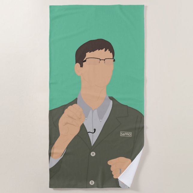 Algae  beach towel (Front)