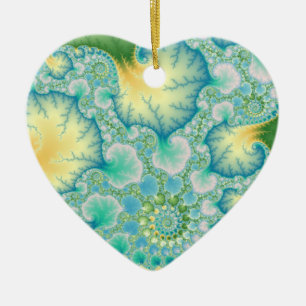 Algae - Fractal Ceramic Ornament