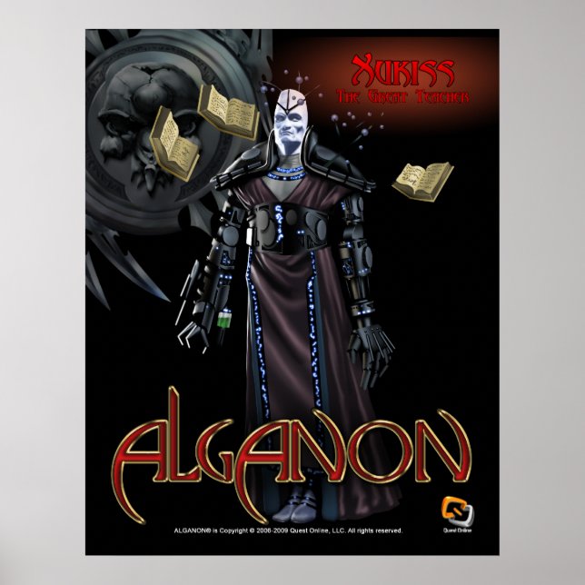 Alganon Xukiss Deity Poster (Front)