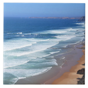 Algarve Beach, Portugal Ceramic Tile