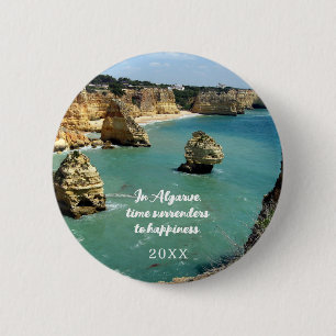 Algarve beach vacation in Portugal 6 Cm Round Badge