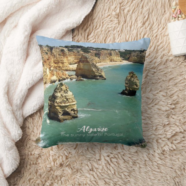 Algarve beach vacation in Portugal Cushion (Blanket)