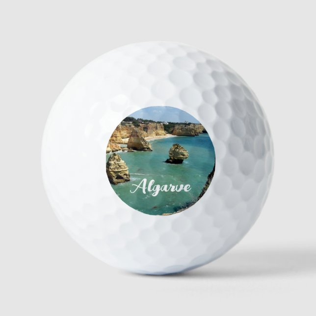 Algarve beach vacation in Portugal Golf Balls (Front)