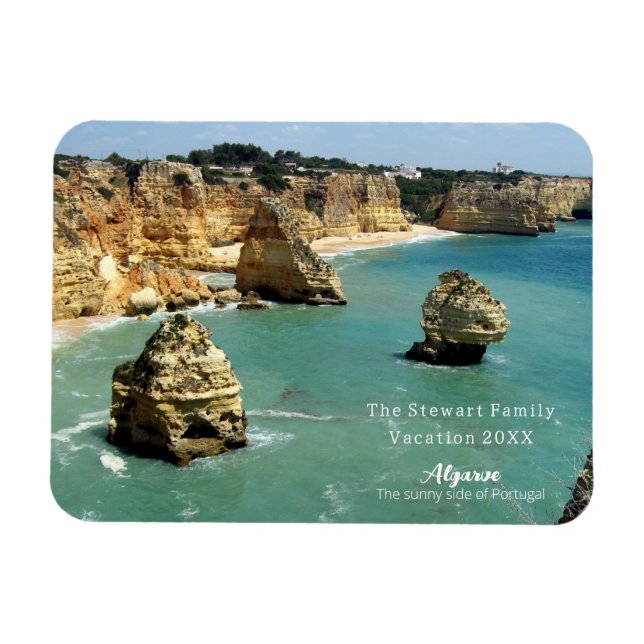 Algarve beach vacation in Portugal Magnet (Horizontal)