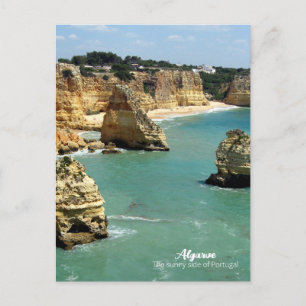 Algarve beach vacation in Portugal Postcard