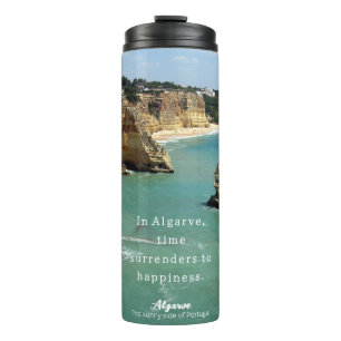 Algarve beach vacation in Portugal Thermal Tumbler