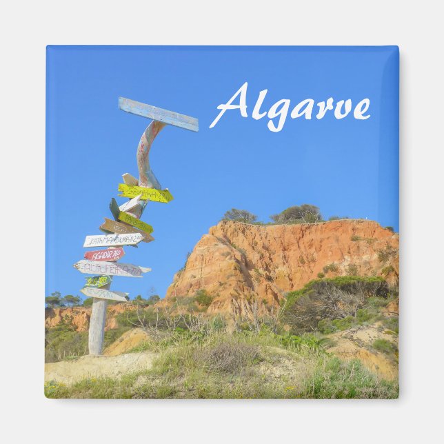 Algarve in Portugal Signpost Magnet (Front)