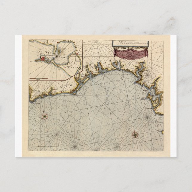 Algarve Portugal 1690 Postcard (Front)