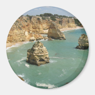 Algarve, Portugal, Benagil beach and rocks Magnet