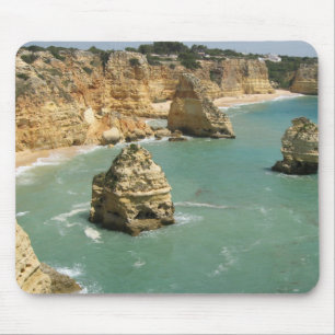 Algarve, Portugal, Benagil beach and rocks Mouse Pad