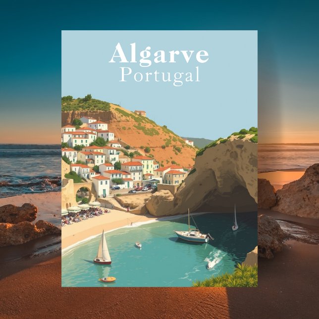 Algarve Portugal European Beach Travel Postcard (Algarve Portugal European Beach Travel Postcard
)