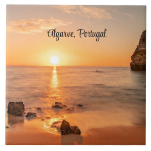 Algarve, Portugal picturesque photograph Ceramic Tile