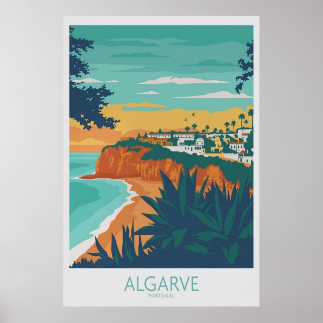 Algarve, Portugal Poster (Front)
